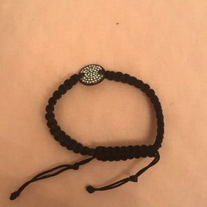 black studded bracelet